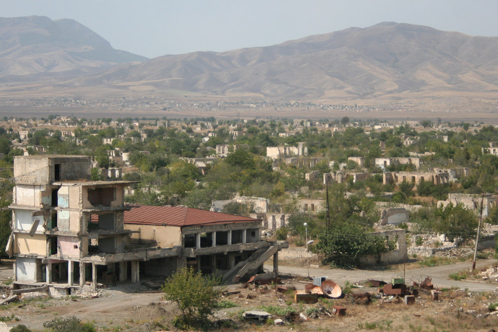 The ghost town of Agdam