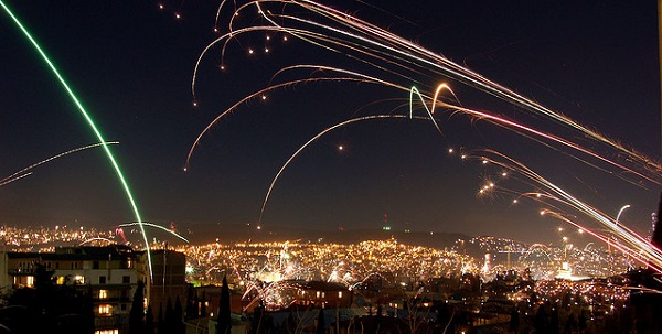 Tbilisi Georgia New Year's Eve fireworks