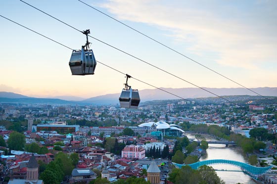 public transport system in tibilisi