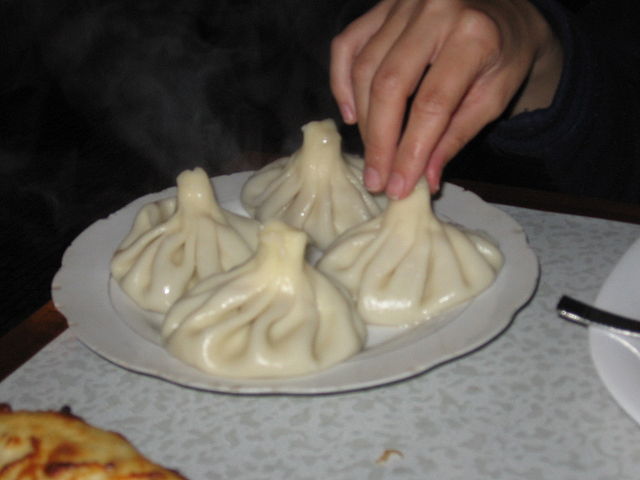 georgian food khinkali